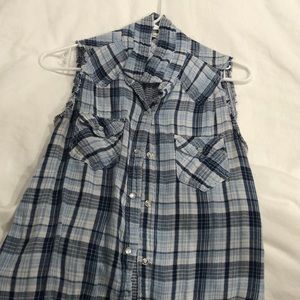 Cutoff Button Down shirt